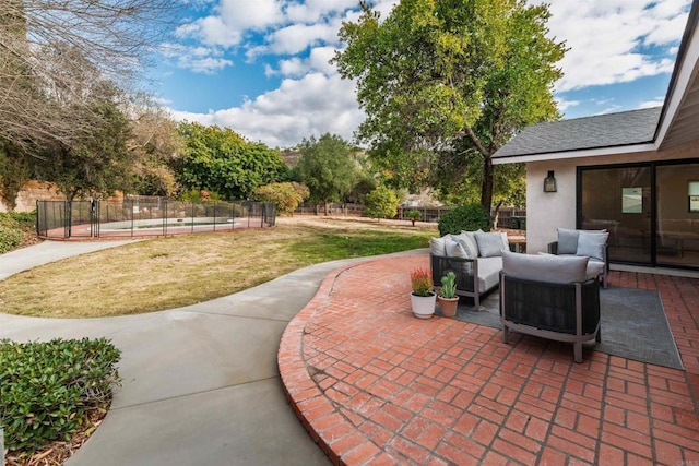 view of patio / terrace with outdoor lounge area