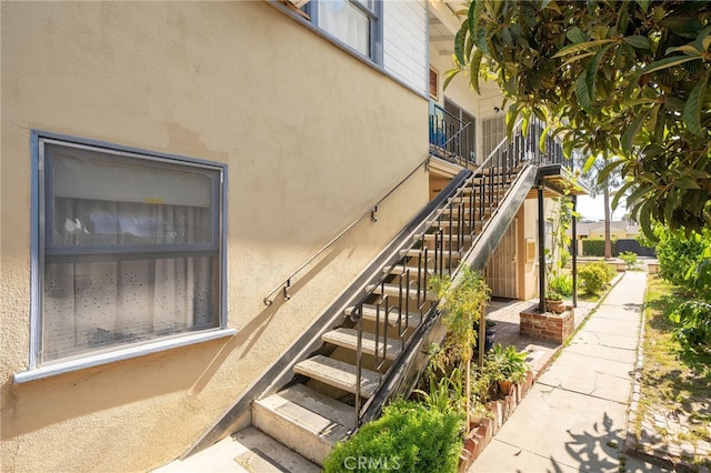 view of staircase