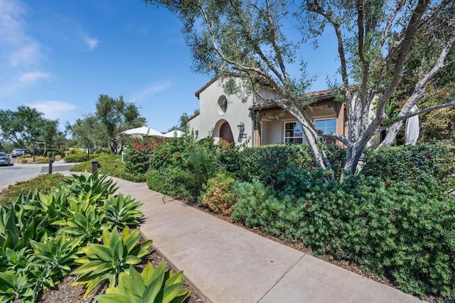 view of mediterranean / spanish house