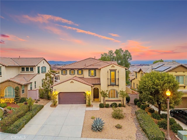 view of mediterranean / spanish house