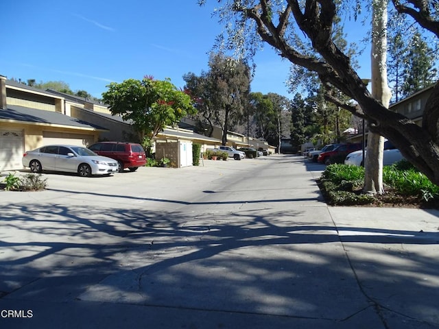 view of road