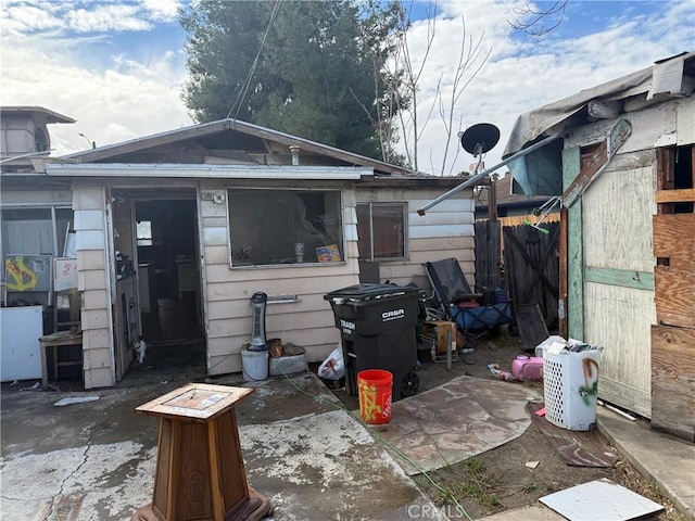 view of rear view of property