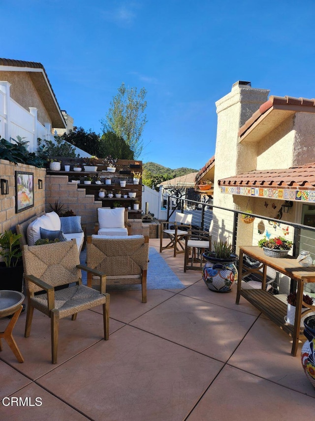 view of patio