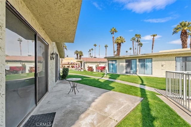 exterior space featuring a patio