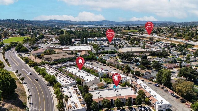 23617 Golden Springs Dr Unit K19, Diamond Bar, CA 91765 - aerial view of a mountain backdrop and a highway