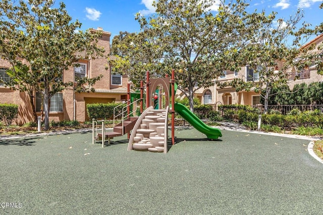 view of jungle gym