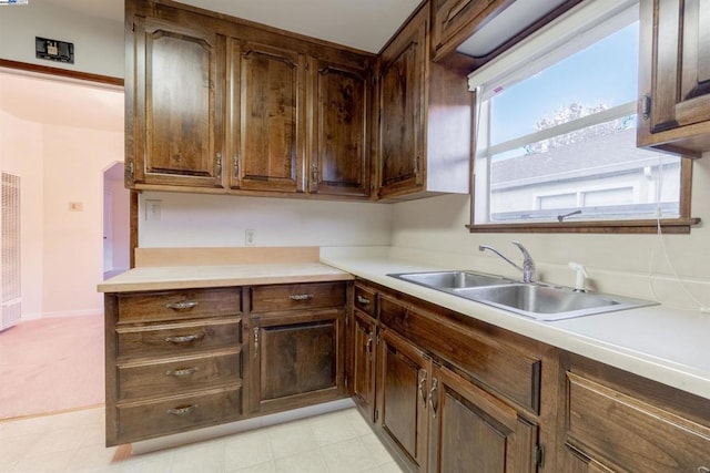 kitchen featuring sink