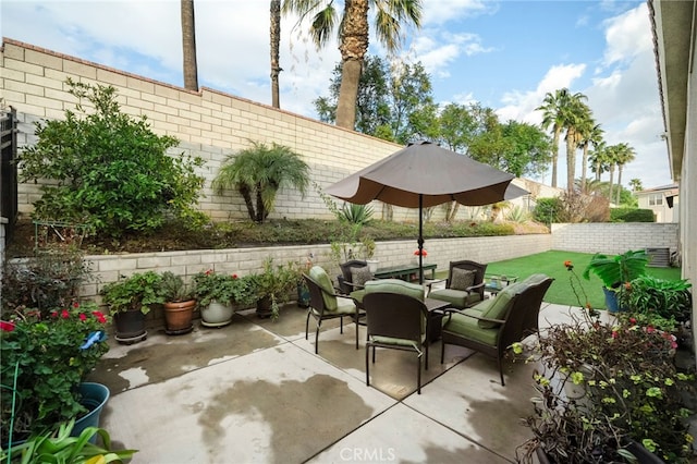 view of patio