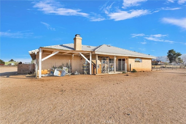 view of back of property