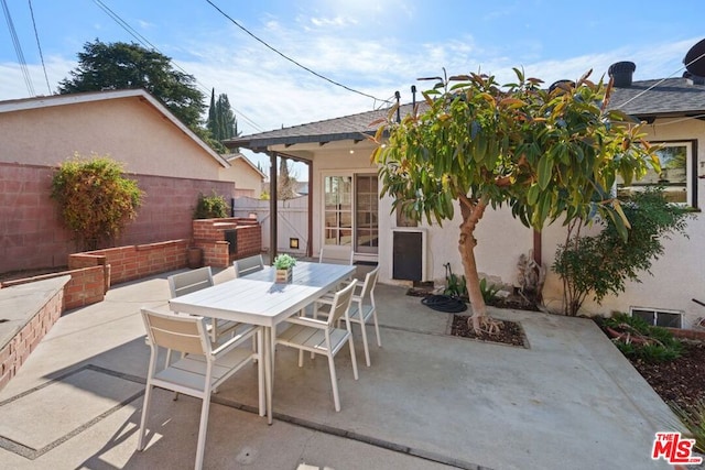 view of patio