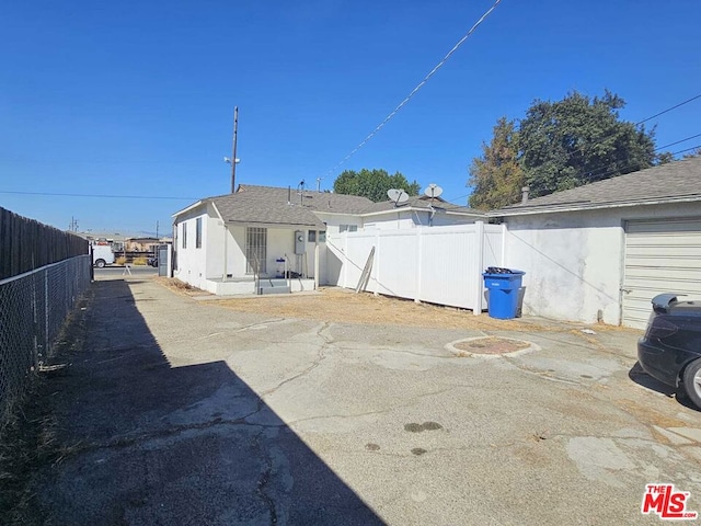 view of rear view of property