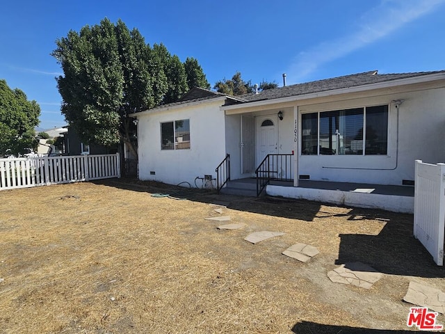 view of ranch-style home