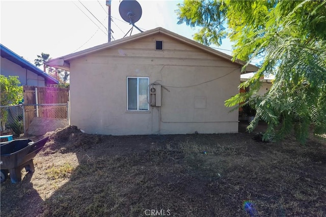 view of back of property