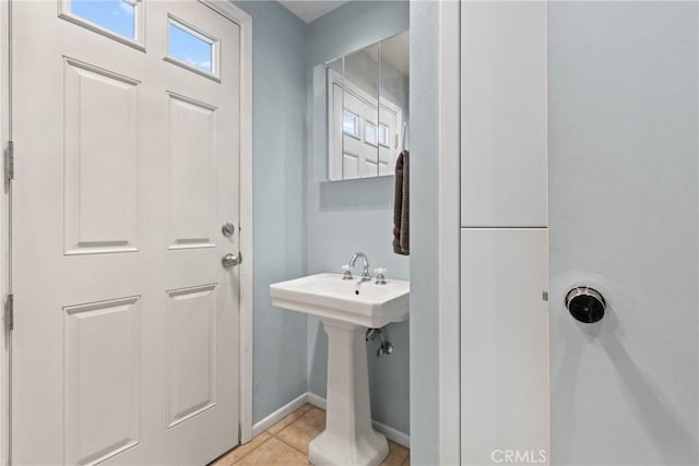 bathroom featuring tile patterned floors