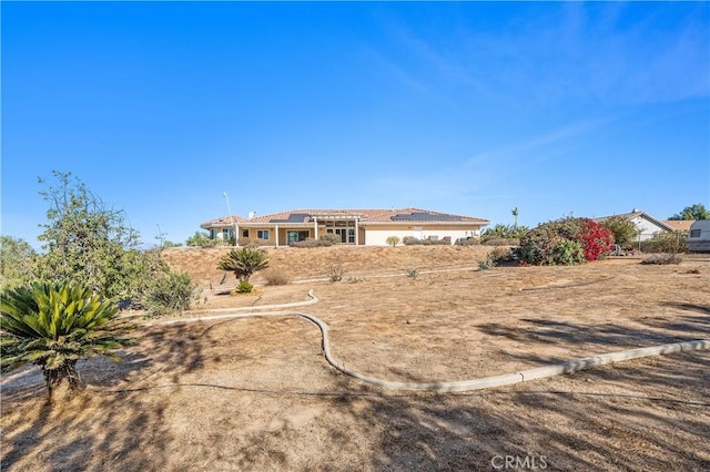 view of rear view of property