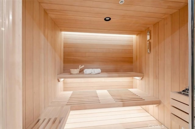 view of sauna / steam room