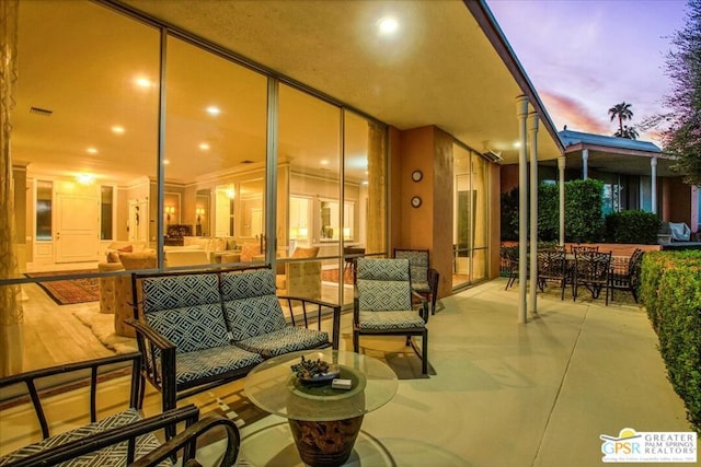 view of community lobby