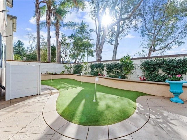 view of home's community with a patio