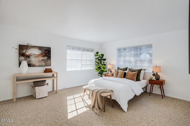 bedroom with carpet flooring