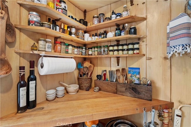 view of pantry