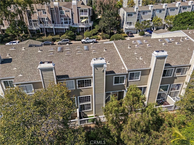 birds eye view of property featuring a residential view