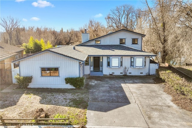 view of front of property