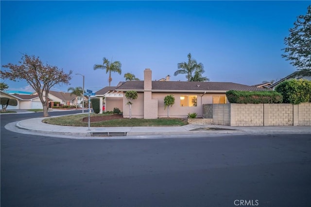 ranch-style house with a garage