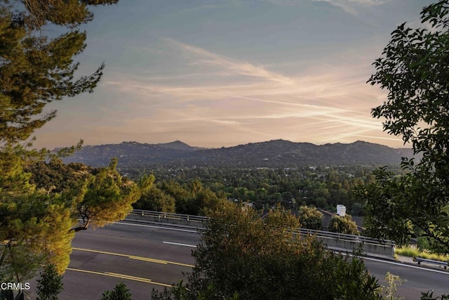 view of mountain feature