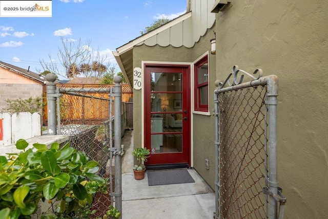 view of entrance to property