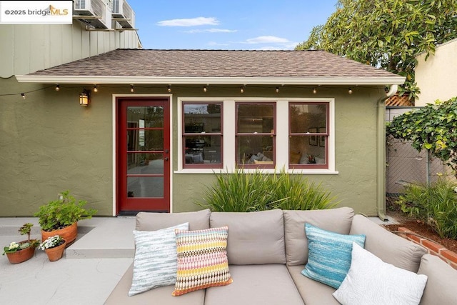 view of patio / terrace with an outdoor living space