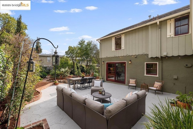 view of patio / terrace with outdoor lounge area