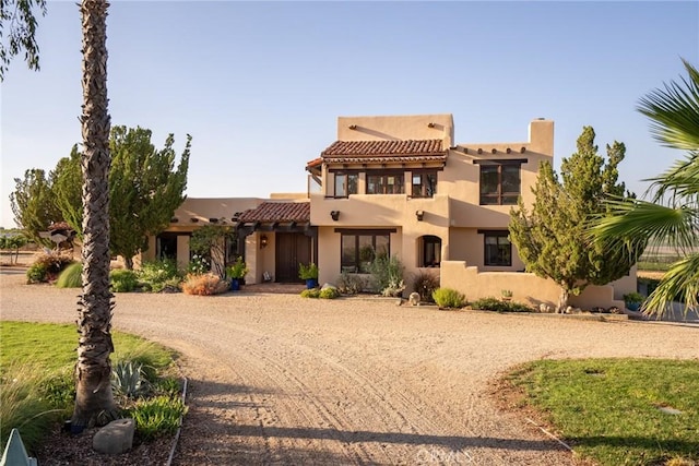 view of pueblo-style house