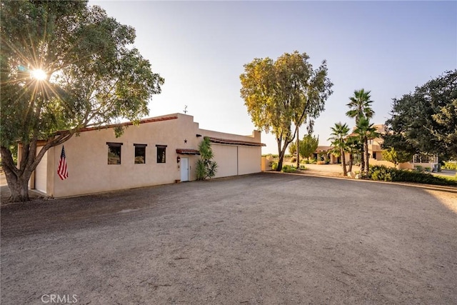 view of front of property