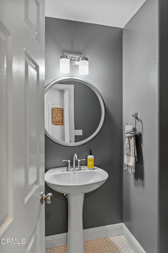 bathroom featuring tile patterned floors