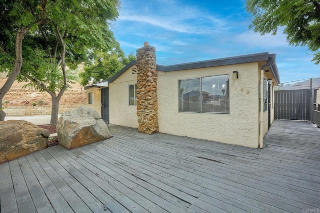111416 N 1st St, El Cajon, CA 92021 - view of wooden deck