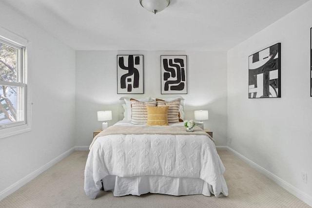 bedroom featuring carpet flooring