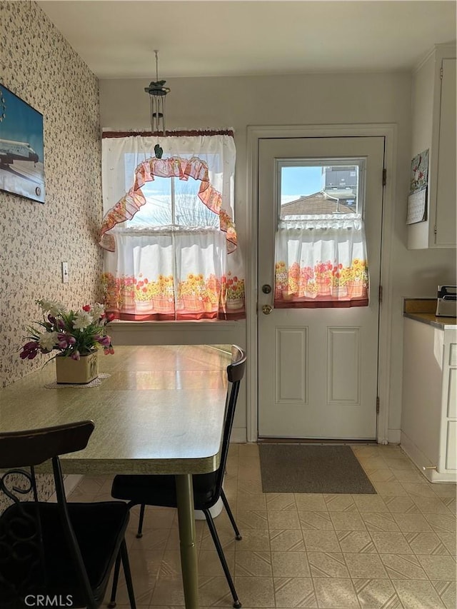 view of dining room