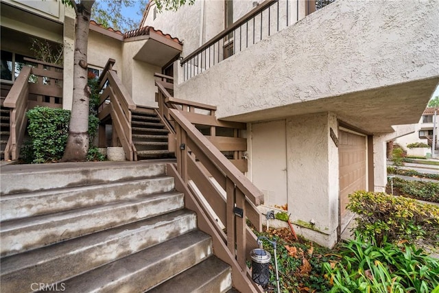 view of staircase