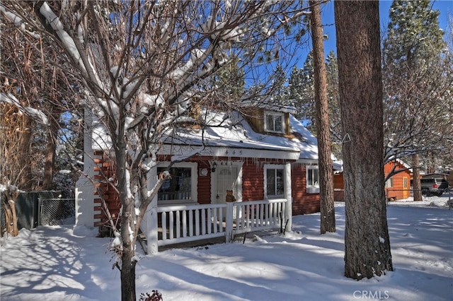 view of front of house