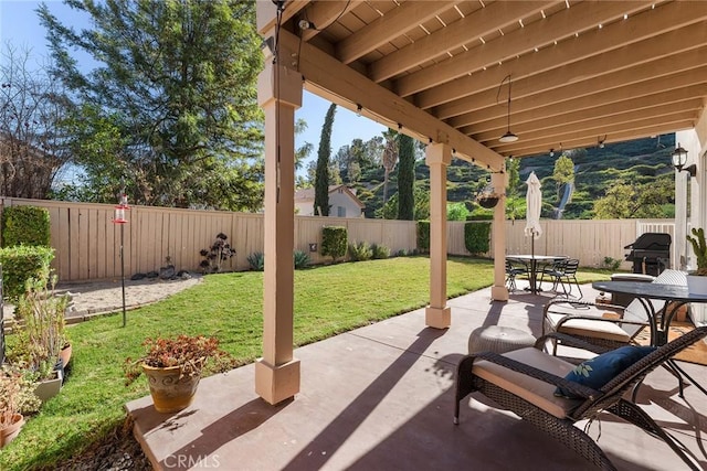 view of patio