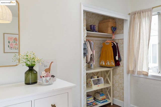 view of closet