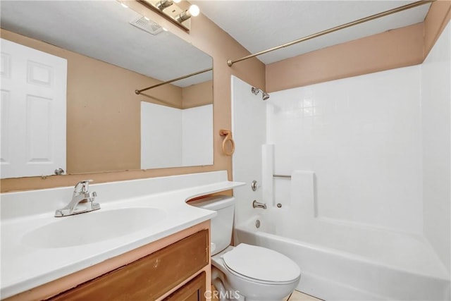 13031 Eyota Dr, Moreno Valley, CA 92555 - full bath with vanity, toilet, and tub / shower combination