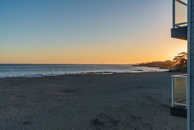 water view featuring a view of the beach