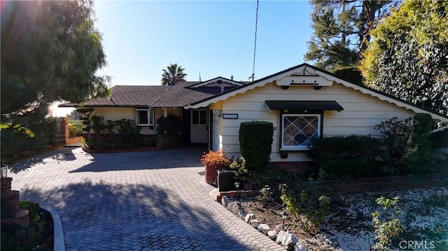 view of front of home