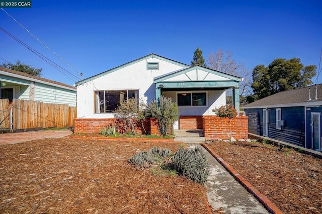 view of bungalow-style home