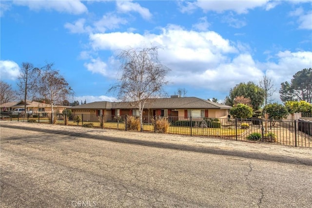 view of ranch-style home