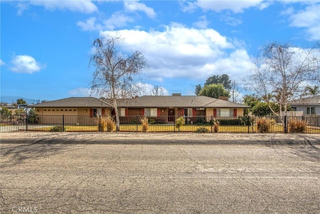 view of ranch-style home