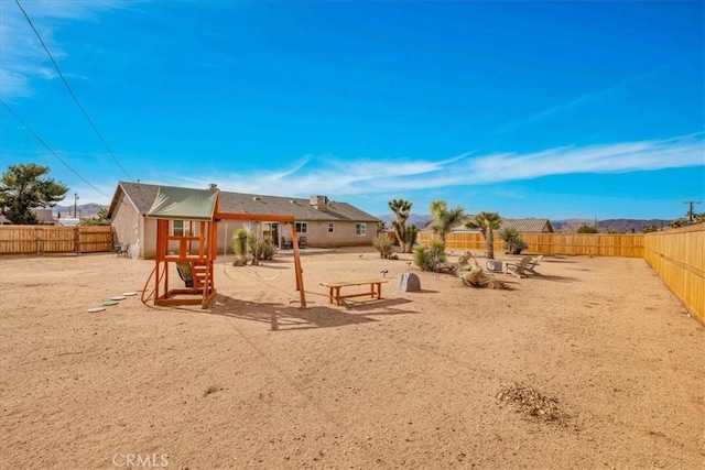 view of rear view of property