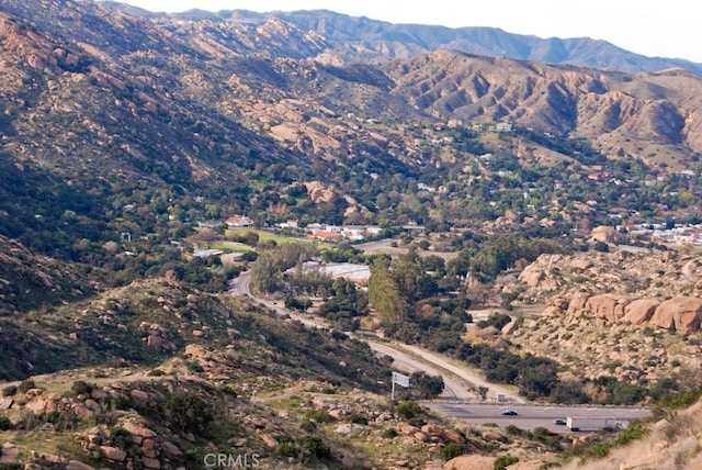 view of mountain feature