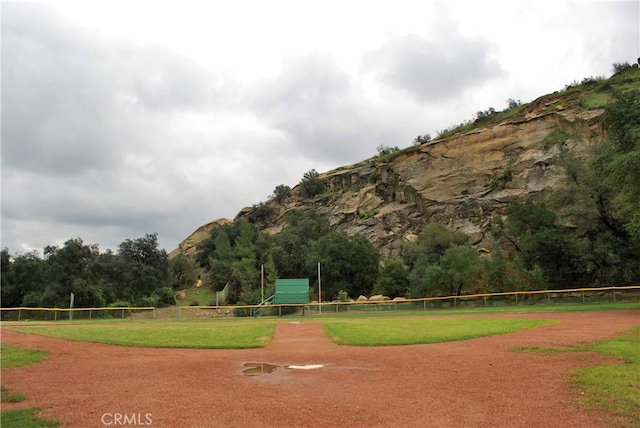 view of property's community featuring a mountain view